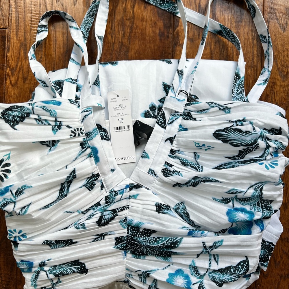 WHBM Strappy Floral Halter Maxi Dress - Picture 4 of 4
